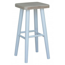 TABORET BIAŁY BAROWY 61 CM...