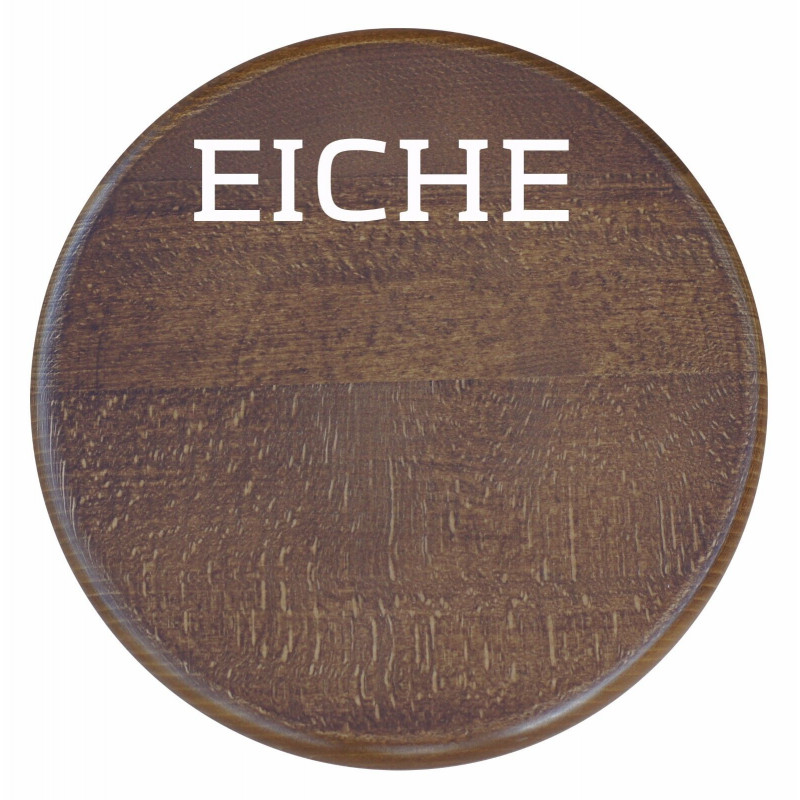 Beukenhouten barkruk, 72 cm, wit frame, zitting: eikenkleur