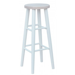 Bartstuhl Hocker Weiß Neu...