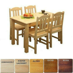 DINING SET TABLE 120 CM x...