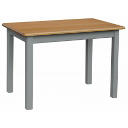 ESSTISCH KIEFER HOLZ  GRAU ALDER