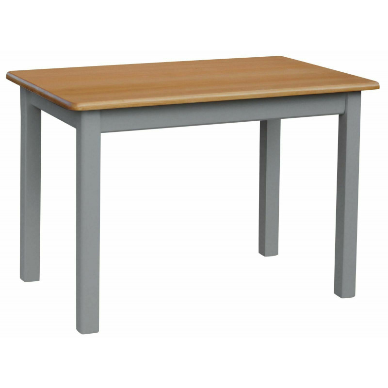 TABLE PINE WOOD ALDER GREY SQUARE LEGS