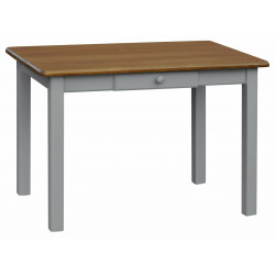 STÓŁ SOSNOWY DĄB SZARE NOGI...