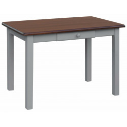 ESSTISCH KIEFER HOLZ  GRAU...