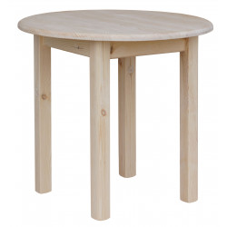 ROUND TABLE PINE WOOD...