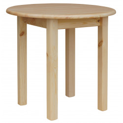 ROUND TABLE PINE WOOD...