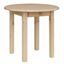 Ronde grenenhouten eettafel...