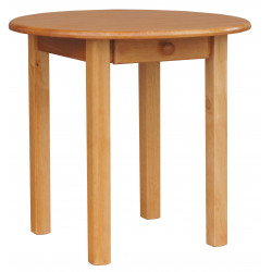 Ronde grenenhouten eettafel...