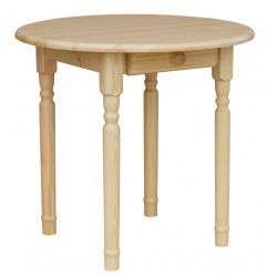 STÓŁ OKRĄGŁY SOSNOWY...