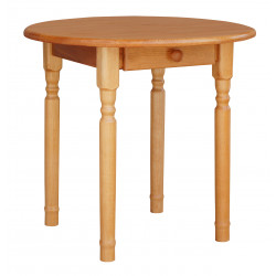 Ronde grenenhouten eettafel...