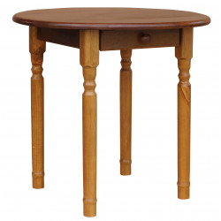 ROUND TABLE PINE WOOD OAK...
