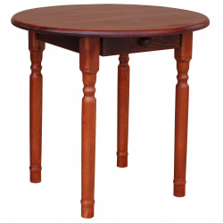 ESSTISCH RUND DRESCHELFUSSE...