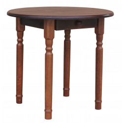 STÓŁ OKRĄGŁY SOSNOWY ORZECH...