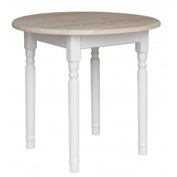 STÓŁ OKRĄGŁY SOSNOWY SUROWY...