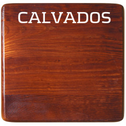 ROUND TABLE PINE WOOD CALVADOS WHITE TURNED LEGS