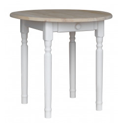 Ronde grenenhouten eettafel...
