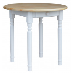 Ronde grenenhouten eettafel...
