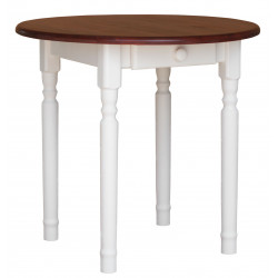 Ronde grenenhouten eettafel...