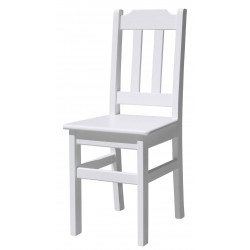 KRZESŁO MAŁE SOSNOWE BIAŁE