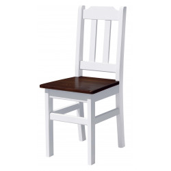 PINE CHAIR WHITE NUT